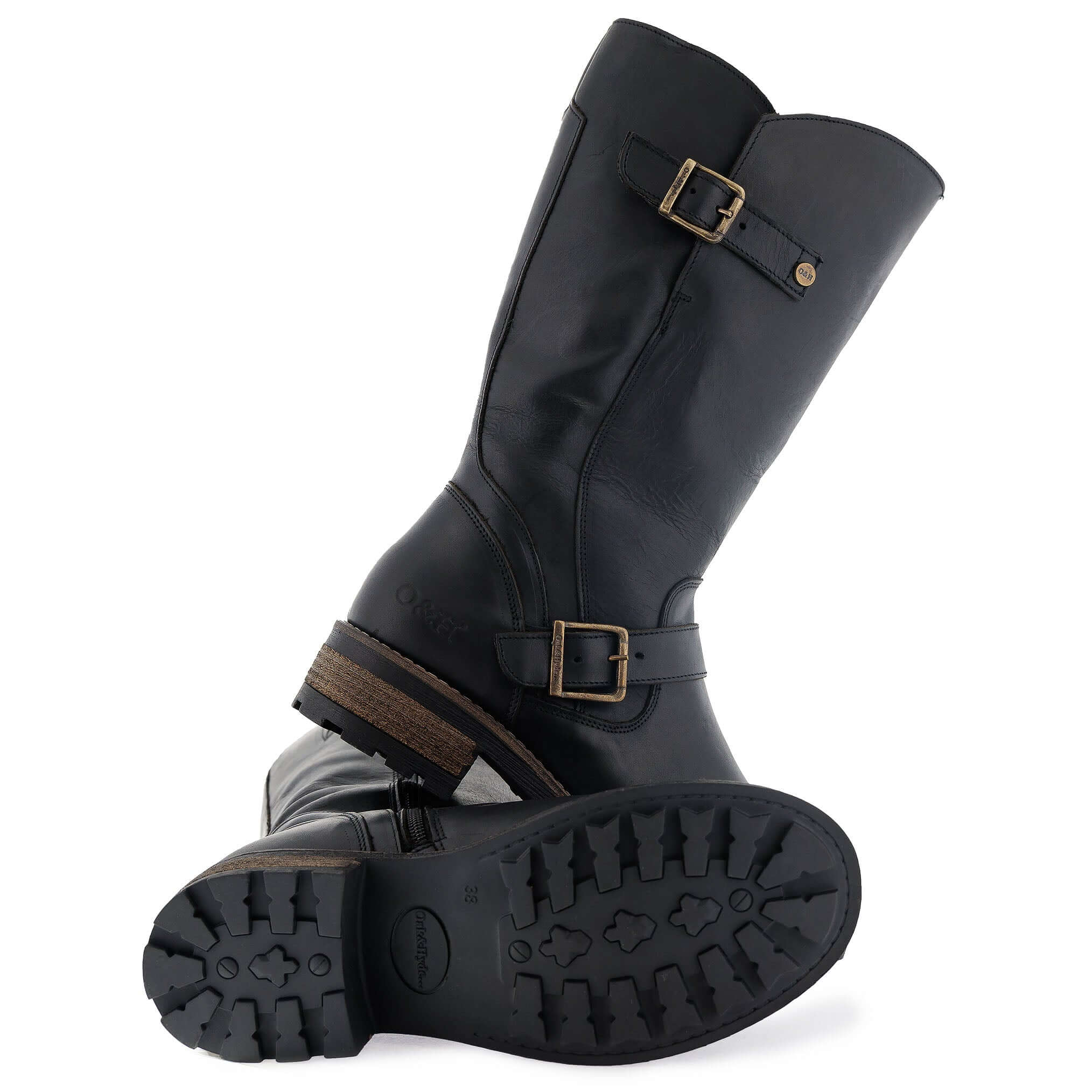 Women s Crest 2 Wide Calf Boots Black