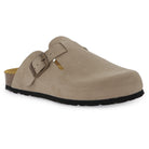 Womens Gibraltar Leather Clogs - Piedra