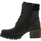 Womens Kensington Leather Ankle Boots - Black